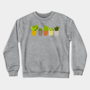 Colorful plants Crewneck Sweatshirt